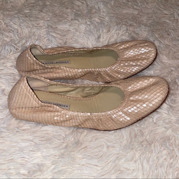 VERA WANG LAVENDER Lillian Nude Ballet Flats Size 8.5 - Picture 6 of 13
